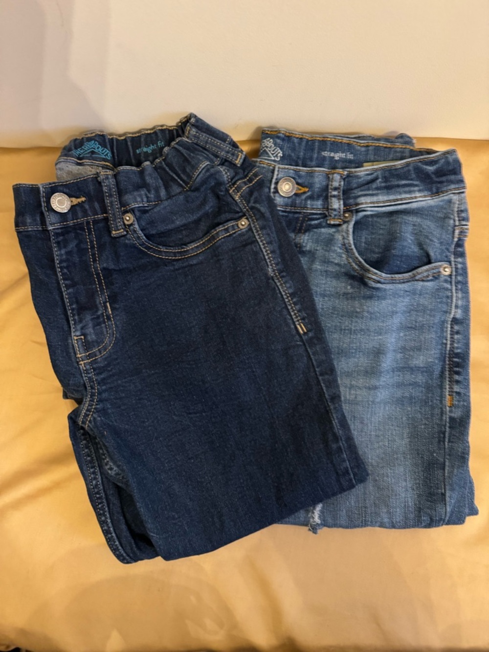 Boys Jeans Bundle Size 14 Thereabouts Straight Fit Denim Lot of 2
